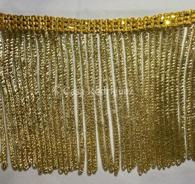 Fleco de canutillo de oro (11cms)