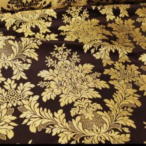 BROCADO MARRON Y ORO NUEVO