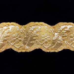 GALON ONDULADO ORO 45 MM