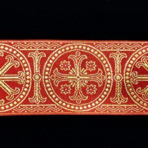 GALON CRUCES ROJO CASULLA