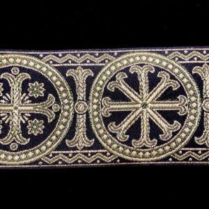 GALON CRUCES NEGRO CASULLA