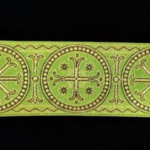 GALON CRUCES VERDE CASULLA