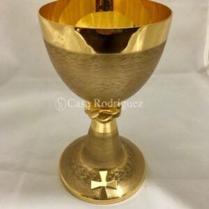 CALIZ DORADO JASPEADO 17CMS