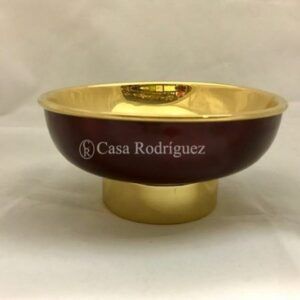 COPON PATENA ESMALTE ROJO 6CMS
