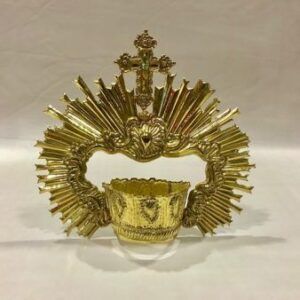 CORONA DORADA SIMPLE 7CMS