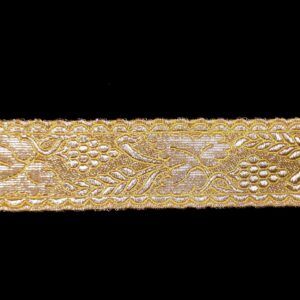 GALON UVAS 35MM ORO