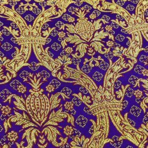 BROCADO MORADO PIÑAS