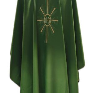 CASULLA VERDE GOTICA JHS