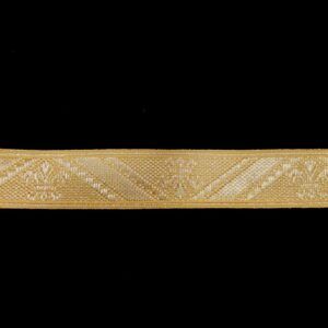 GALON FLOR DE LIS ORO 30MM