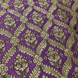 BROCADO MORADO Y ORO CANTICO