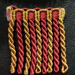 FLECO FR GRUESO BURDEOS DORADO 10CMS