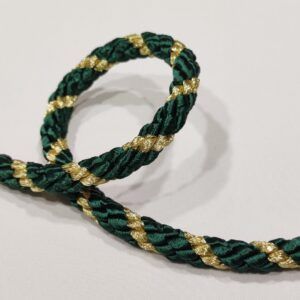 CORDON 442 VERDE OSCURO ORO 8MM