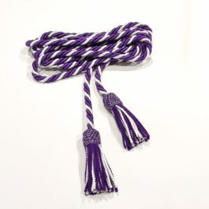 CINGULO NAZARENO MORADO Y BLANCO