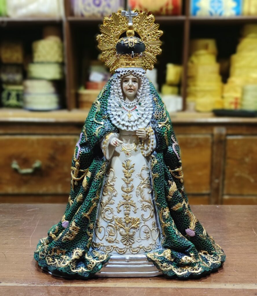 VIRGEN ROCIO PASTORA 16CMS - Casa Rodriguez