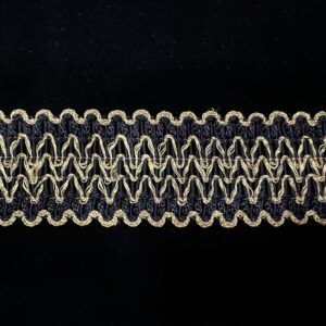 AGREMAN NEGRO Y ORO 4CMS