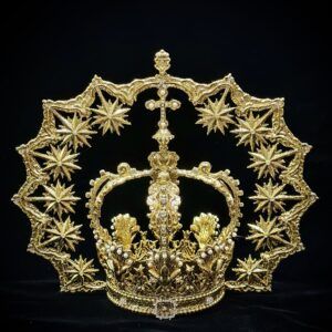 CORONA VIRGEN DE LA PALMA 3D 10CMS