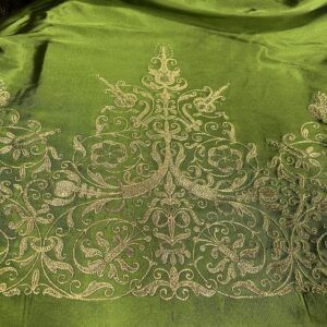 CORTE DE SAYA TRIANA VERDE Y ORO
