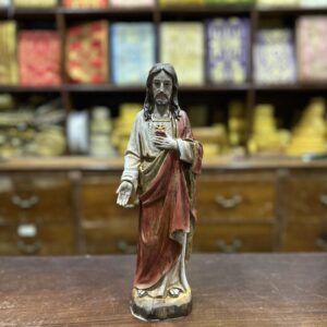 CORAZON DE JESUS MADERA VIEJA 30 CMS