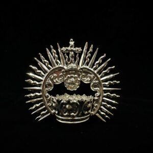 CORONA PLATEADA 3CMS 603