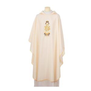 CASULLA JHS GOTICA BLANCA