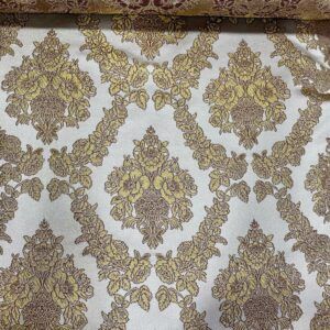BROCADO BLANCO Y ORO ADELE