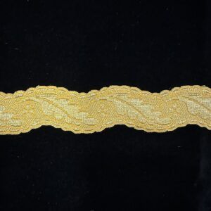 GALON ONDULADO 45MM ORO ENTREFINO