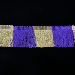 FLECO CAMARAÑA MORADO Y DORADO