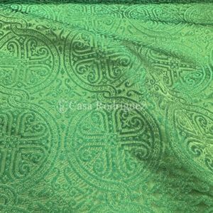 DAMASCO VERDE CLARO CRUZ GRIEGA