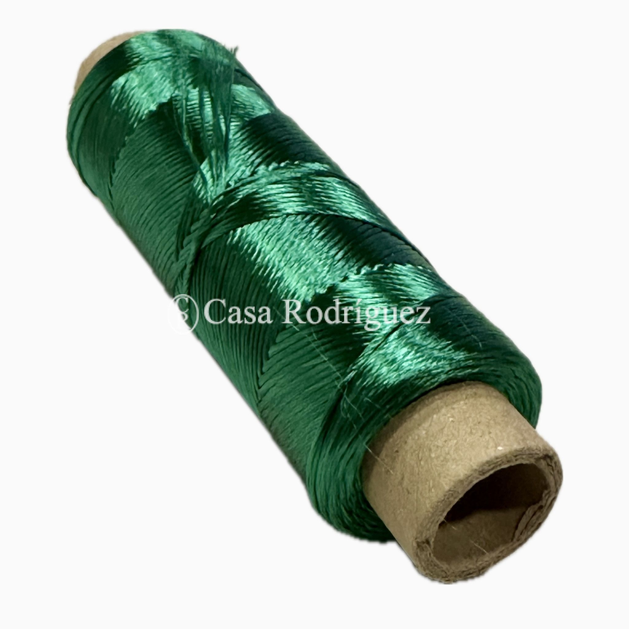 BOBINA SEDA RAYON 100% VERDE ESMERALDA