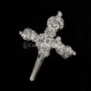 PUÑAL DOLOROSA PLATEADO 18x15 CMS