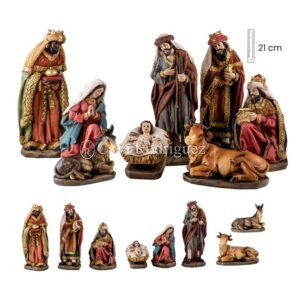 NACIMIENTO 8 PIEZAS CLASICO 21CMS