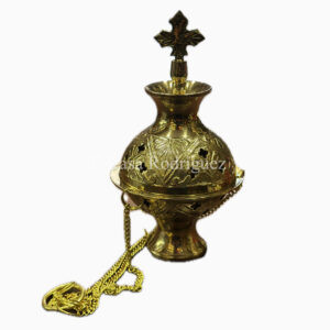 INCENSARIO MINI 13CMS DORADO