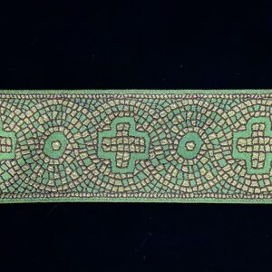 GALON MOSAICO VERDE 10 CMS